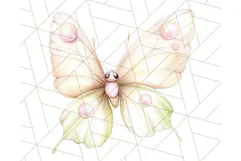 Pastel Fairies and Butterflies PNG, Spring Fantasy Clipart Product Image 4