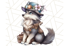 Vintage Steampunk Forest Animal PNG Clipart for Sublimation Product Image 4
