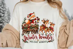 Winter Wander Holiday Wonder Christmas Sublimation Design Product Image 2