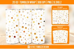 Confetti Tumbler Wrap Designs, Sublimation Wrap Product Image 1
