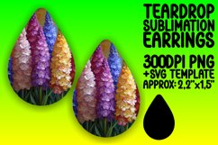 Fashionable Blossom Patterns: Trendy Floral Teardrops Product Image 1