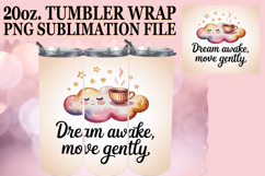 Vibrant dreams 20oz tumbler wrap, Funny Quote Product Image 1