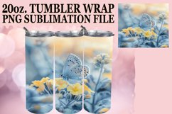 Enchanting Bloom Tumbler Wrap - Butterfly Splendor Product Image 1