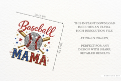 Baseball Mama Clipart Product Image 6