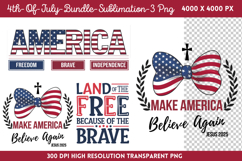 4th Of July Sublimation PNG Product Image 1