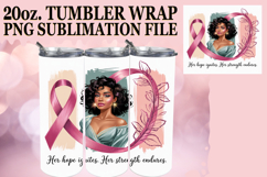 Joyful Inspirations 20oz tumbler wrap, Cancer Product Image 1
