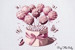 Baby Girl Desserts Clipart PNG Product Image 1
