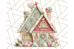 Pastel Christmas Clipart, Mint and Blush Holiday PNG Product Image 4