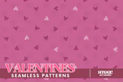 St Valentine's Day Hearts Cupid Love Seamless Pattern PNG Product Image 1