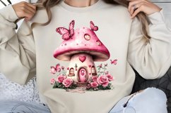 Valentines Day Fairy Houses Clipart PNG Product Image 1