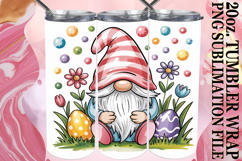 Pastel Watercolor Bow Tumbler Wrap for 20oz Sublimation Product Image 1