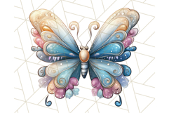 Jewel Toned Butterfly PNG Clipart, Vibrant Butterflies Product Image 4