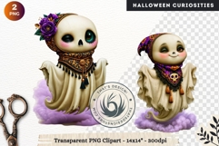 Surreal Halloween Character Cliparts Spooky Curiosities Product Image 1