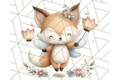 Forest Fairy Garden Creatures PNG, Whimsical Woodland Art Product Image 4