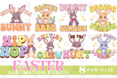 Easter Sublimation PNG Bundle Bunny Chick Farm Hip Hop Joy Product Image 1