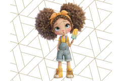 Summer Days Clipart, Whimsical Kids PNG Graphics Product Image 4