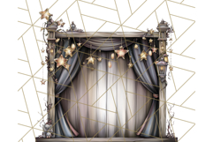 Dark Nutcracker Clipart Gothic Holiday Ballet PNG, Christmas Product Image 4