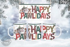 Christmas Mug Wrap Design - Christmas Dog Sublimation Product Image 5