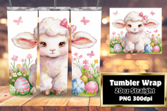 CHIC 20oz PNG Tumbler Wrap , Cute Easter Product Image 1