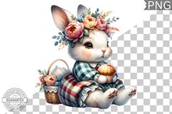 Floral Nursery Animal Sublimation Clipart Bundle Product Image 4