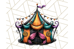 Halloween Buildings Clipart PNG, Haunted Houses Art Product Image 4
