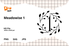 Meadowise Monogram Product Image 1
