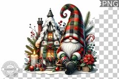 Christmas Gnome Sublimation - Clipart PNG Design Product Image 1