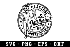 Lactose Introllent |Sarcastic SVG Cut files |Cricut Product Image 1