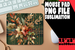 ENCHANTED desk pad PNG Design, Autumn Flower Product Image 1