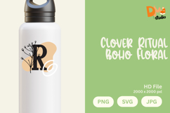 Clover Ritual Boho Floral Monogram Product Image 1