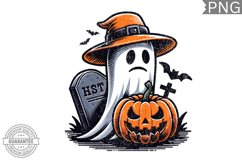 Halloween Ghost Sublimation Design - High-Quality 300 Dpi Product Image 1