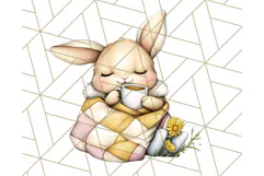 Warm & Fuzzy Mornings PNG Clipart, Cozy Animal Art Download Product Image 4