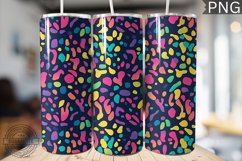 Rainbow Leopard Print Tumbler Wrap - High Quality 300 Dpi Product Image 1