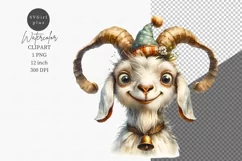 Farm animals clipart, Goat clipart, Funny clipart Product Image 1