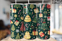 Christmas Tree Tumbler Wrap -High Quality 300 Dpi Product Image 1