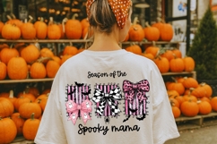 Preppy Coquette Halloween Bows PNG | Spooky Mama Sublimation Product Image 9