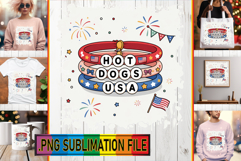 Sweet TOTE BAG Gift Ideas PNG, Patriotic Product Image 1