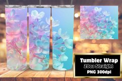 Gradient Design Tumbler Wrap for Sublimation Projects 20oz Product Image 1