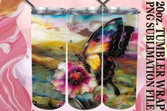 Shiny Glitter Butterfly Pattern for 20oz Tumblers Product Image 1