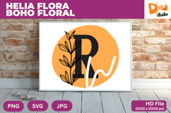 Helia Flora Boho Floral Monogram Product Image 1