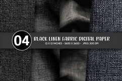 Dark Blue Denim Fabric Digital Paper Product Image 1