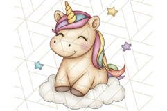 Fairy Tale Unicorn PNG Pastel Magic Clipart, Fantasy Rainbow Product Image 4