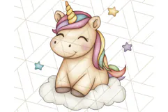 Fairy Tale Unicorn PNG Pastel Magic Clipart, Fantasy Rainbow Product Image 4