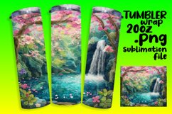 Gorgeous 3D Summer Wrap for Tumblers Sublimation Product Image 1