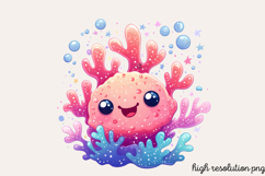 Little Mermaid Under The Sea Clipart PNG Product Image 1