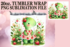 Radiant Thoughts 20oz tumbler wrap, Cute Dino Product Image 1