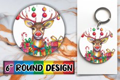 PNG Round Design - Christmas Art Sublimation Product Image 1