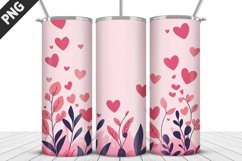 Lovely Hearts Tumbler Design | Valentine&#039;s Day Tumbler Wrap Product Image 5