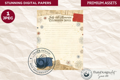 Patriotic Vintage 4th of July Junk Journal digital paper Product Image 1
