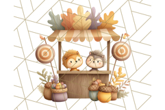 Woodland Autumn Animals PNG Clipart for Fall &amp; Harvest Product Image 4